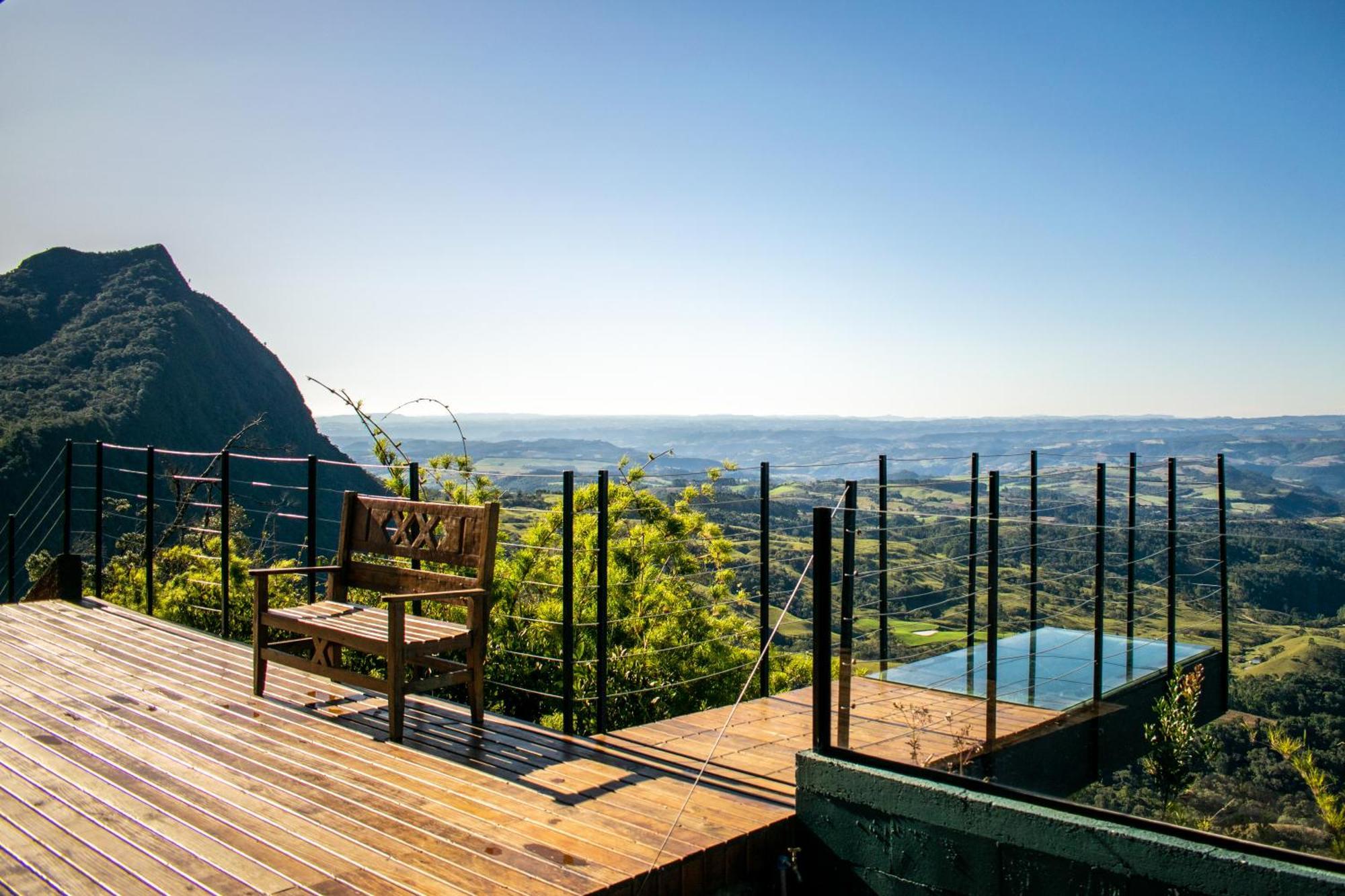 Caminho Das Nuvens - Cabanas De Montanha Bom Retiro  Buitenkant foto