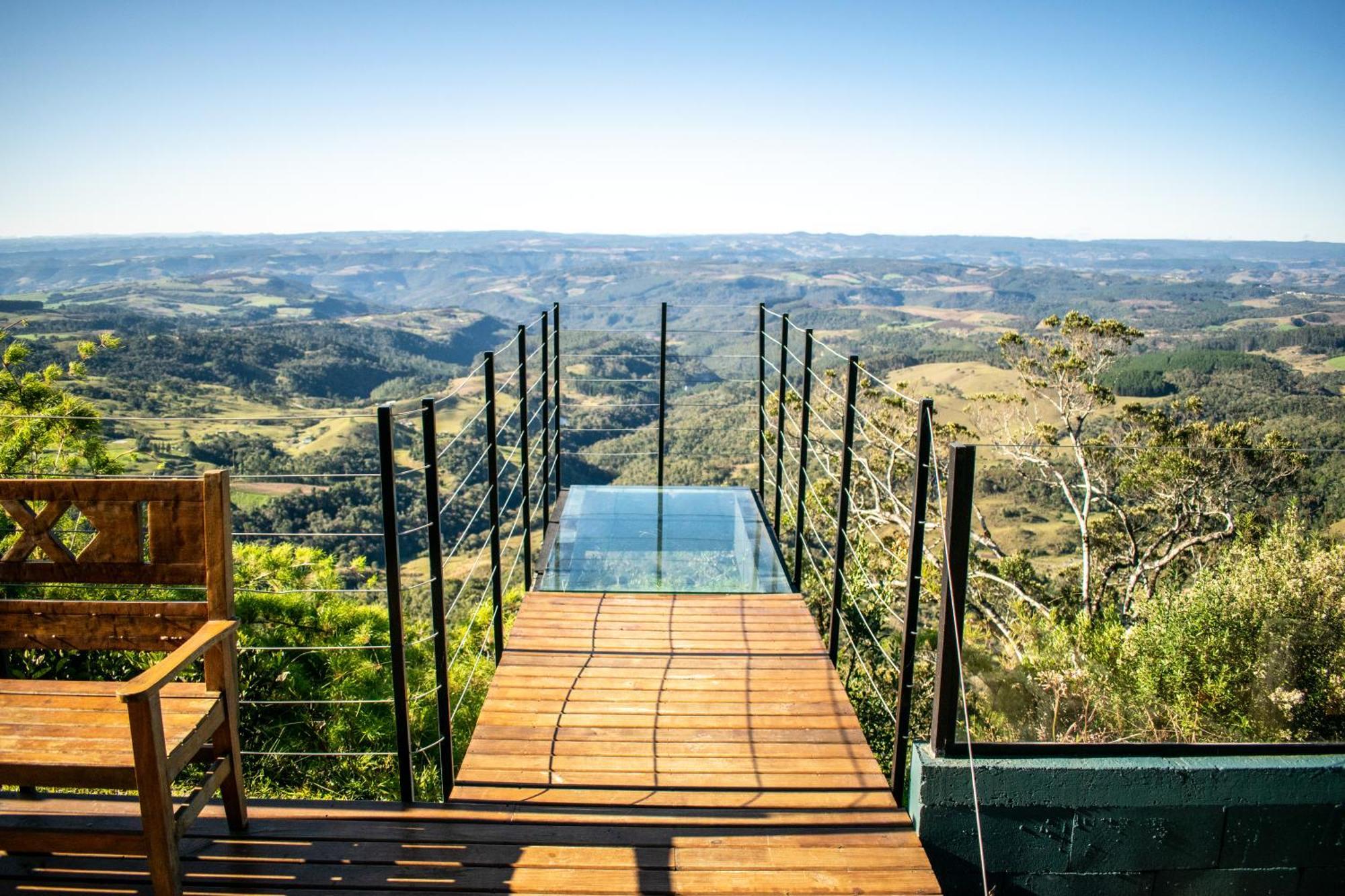 Caminho Das Nuvens - Cabanas De Montanha Bom Retiro  Buitenkant foto